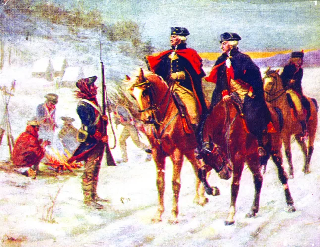 Reenactment depicts Revolutionary War hardships